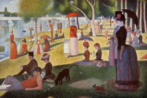 A Sunday Afternoon on the Island of La Grande Jatte by Georges Seurat Oil Painting