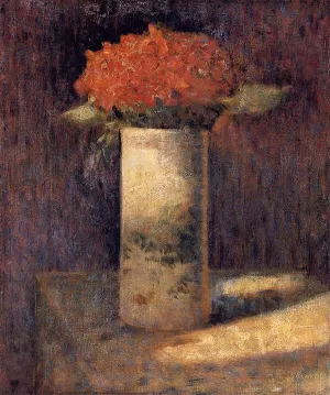 Bouquet in a Vase by Georges Seurat Oil Painting