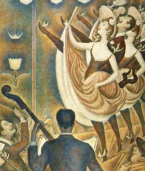 Le Chahut Oil painting by Georges Seurat