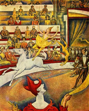 The Circus Oil painting by Georges Seurat
