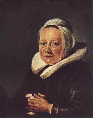 Portrait of an Old Woman by Gerrit Dou Oil Painting