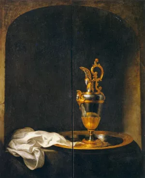 The Silver Ewer by Gerrit Dou Oil Painting