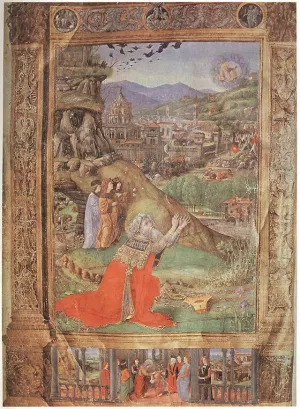 Florentine Bible by Gherardo Di Giovanni Del Fora Oil Painting