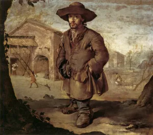 The Dwarf by Giacomo Ceruti Oil Painting