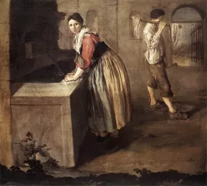 The Laundress by Giacomo Ceruti Oil Painting