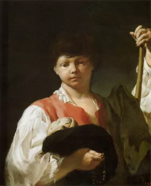 Beggar Boy by Giacomo Piazzetta Oil Painting