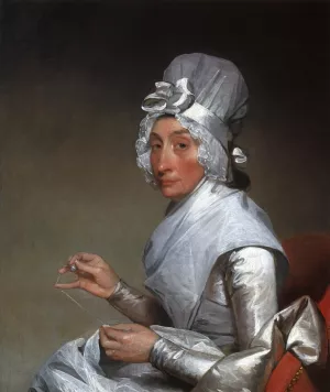 Catherine Brass Yates by Gilbert Stuart Oil Painting