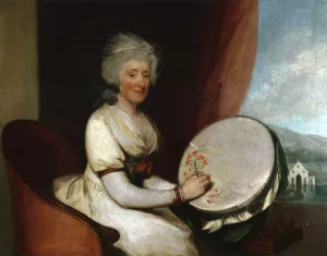 Catherine Lane Barker by Gilbert Stuart Oil Painting