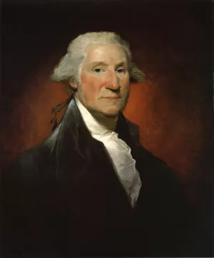 George Washington The Vaughan Portrait by Gilbert Stuart Oil Painting