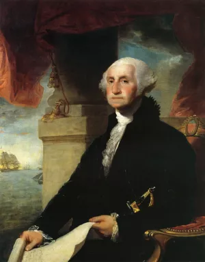 George WashingtonThe Constable-Hamilton Portrait by Gilbert Stuart Oil Painting