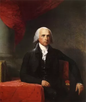 James Madison by Gilbert Stuart Oil Painting