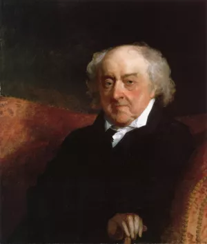 John Adams by Gilbert Stuart Oil Painting