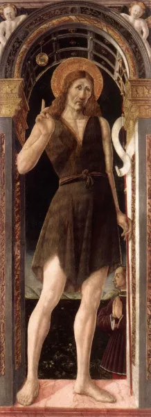 St John the Baptist by Giovanni Angelo D'Antonio Oil Painting