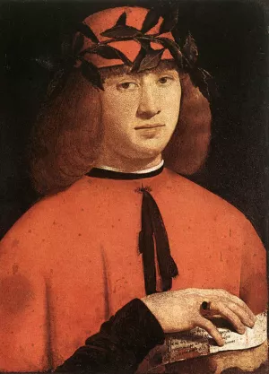 Portrait of Gerolamo Casio by Giovanni Antonio Boltraffio Oil Painting