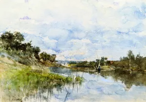 By the River by Giovanni Boldini Oil Painting