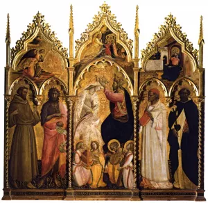 Coronation of the Virgin with Saints by Giovanni Dal Ponte Oil Painting