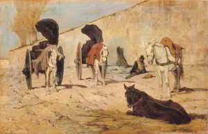 Il Riposo by Giovanni Fattori Oil Painting