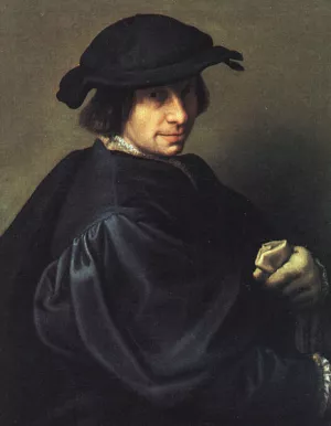 Portrait of Father Galeazzo Campi by Giulio Campi Oil Painting