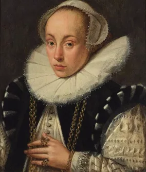 Portrait of a Lady by Gortzius Geldorp Oil Painting
