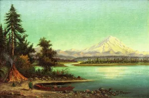 Mount Tacoma, Washington Territowy by Grafton T Brown Oil Painting