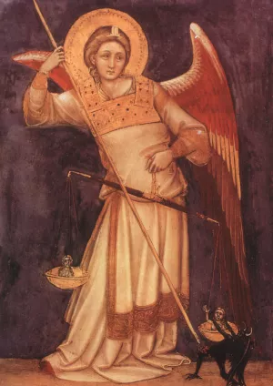 Archangel by Guariento D'Arpo Oil Painting