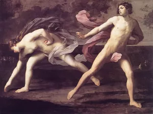 Atalanta and Hippomenes by Guido Reni Oil Painting