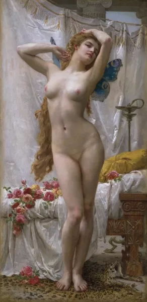 The Awakening of Psyche by Guillaume Seignac Oil Painting