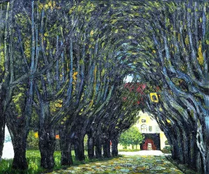 Avenue in Schloss Kammer Park by Gustav Klimt Oil Painting