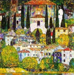 Chiesa a Cassone Oil painting by Gustav Klimt
