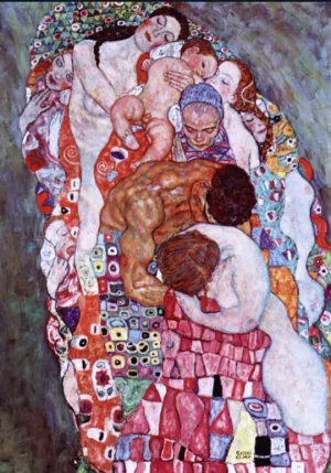 Death and Life II Oil painting by Gustav Klimt