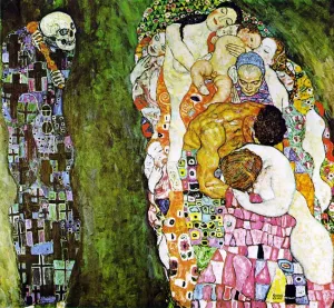 Death and Life by Gustav Klimt Oil Painting