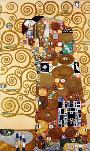 Fulfillment Oil painting by Gustav Klimt