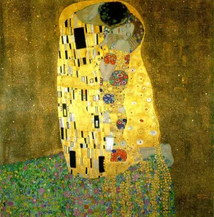 The Kiss Oil Painting by Gustav Klimt - Bestsellers
