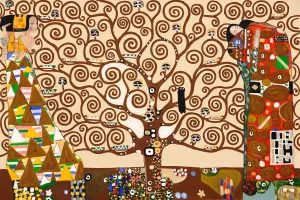 Tree of Life by Gustav Klimt Oil Painting