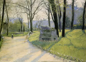 The Parc Monceau by Gustave Caillebotte Oil Painting