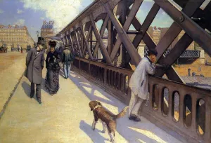 The Pont du Europe by Gustave Caillebotte Oil Painting