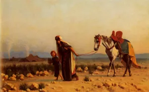 The Return by Gustave Clarence Rodolphe Boulanger Oil Painting