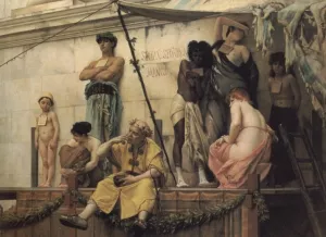 The Slave Market by Gustave Clarence Rodolphe Boulanger Oil Painting