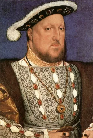 Portrait of Henry VIII by Hans Holbein Oil Painting