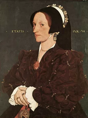Portrait of Margaret Wyatt, Lady Lee by Hans Holbein Oil Painting