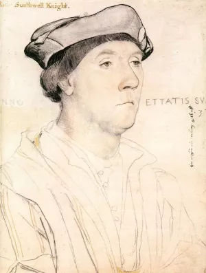 Portrait of Sir Richard Southwell by Hans Holbein Oil Painting