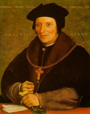 Sir Brian Tuke by Hans Holbein Oil Painting