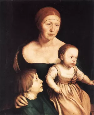 The Artist's Family by Hans Holbein Oil Painting