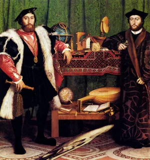 The French Ambassadors by Hans Holbein Oil Painting