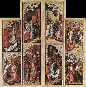 Wings of the Kaisheim Altarpiece by Hans Holbein Oil Painting