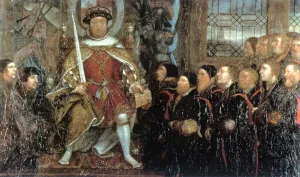 Henry VIII and the Barber Surgeons by Hans Holbein The Younger Oil Painting