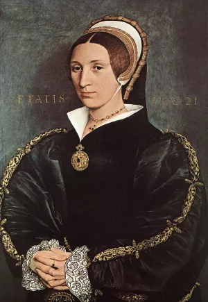Portrait of Catherine Howard by Hans Holbein The Younger Oil Painting