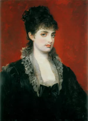 Anna von Waldberg by Hans Makart Oil Painting