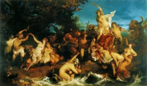 Der Triumph der Ariadne by Hans Makart Oil Painting