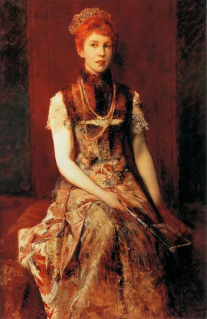 Dora Fournier-Gabillon by Hans Makart Oil Painting
